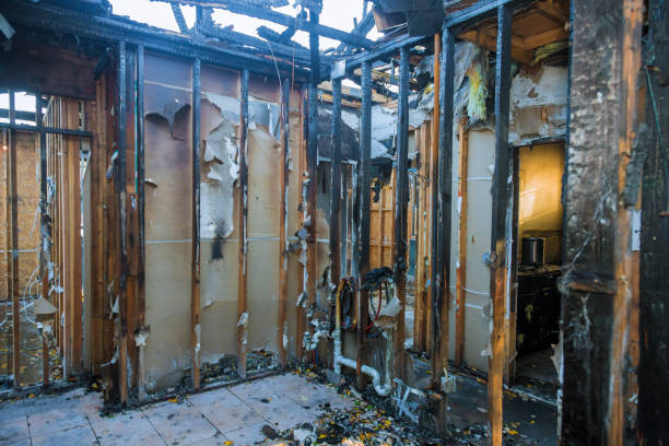 Professional Emergency Fire Damage Restoration technician working in Elkins Park, PA